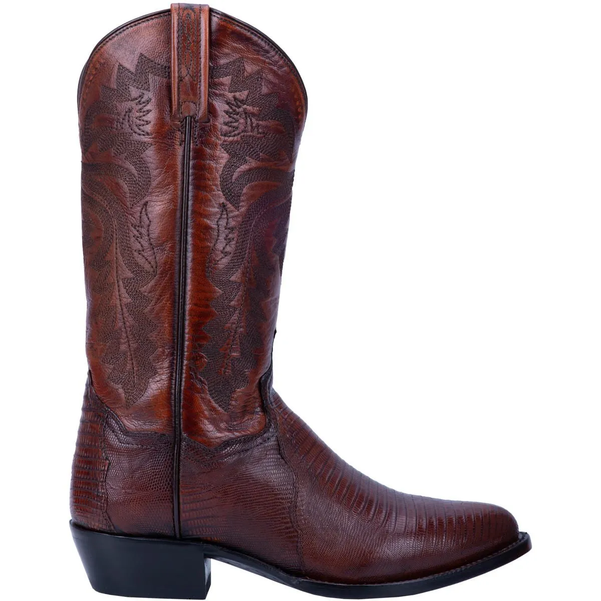 Dan Post Tan Winston Lizard Mens R Toe Western Boots DP3051R