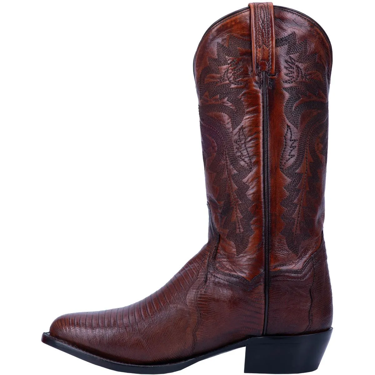 Dan Post Tan Winston Lizard Mens R Toe Western Boots DP3051R