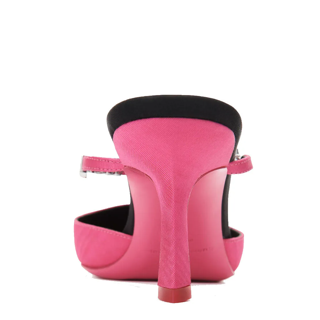 Delphine 65 Logo Strap Mule, Pink