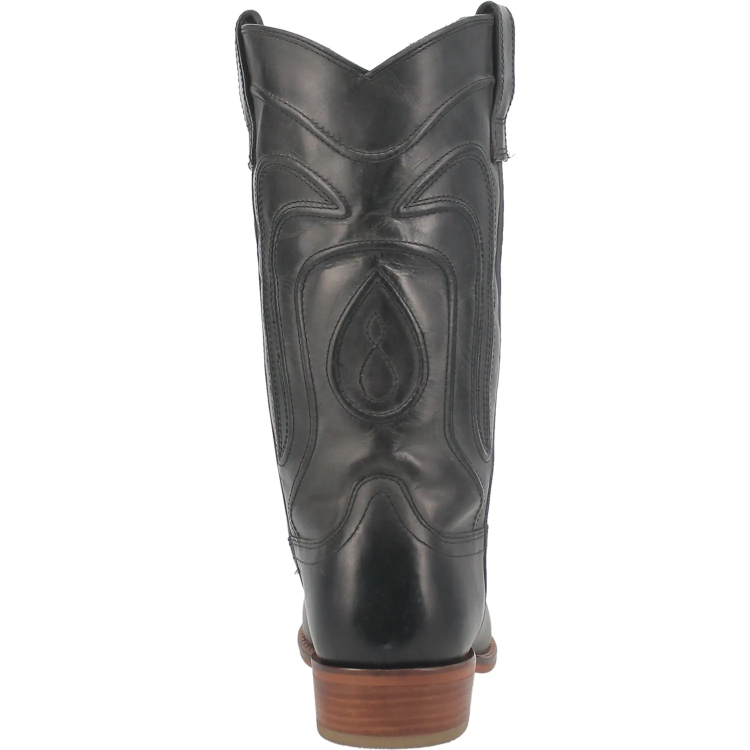 Dingo Mens Montana Cowboy Boots Leather Black