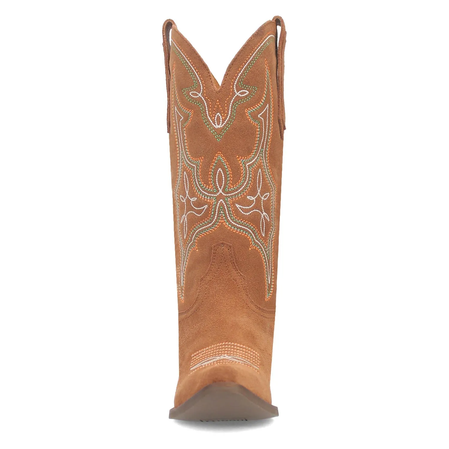 Dingo Womens Hot Sauce Camel Suede Cowboy Boots