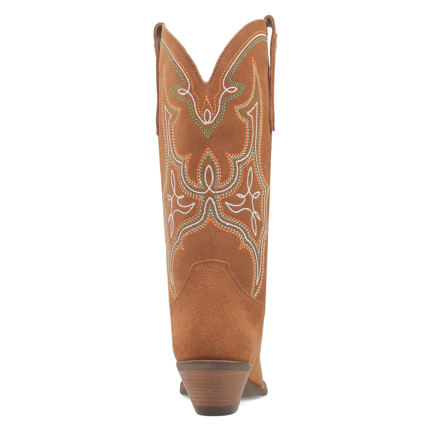 Dingo Womens Hot Sauce Camel Suede Cowboy Boots