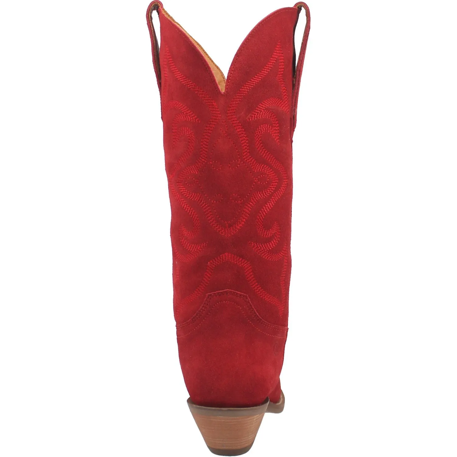 Dingo Womens Out West Cowboy Boots Leather Red