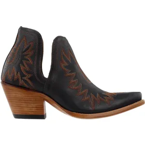 Dixon Embroidered Snip Toe Cowboy Booties