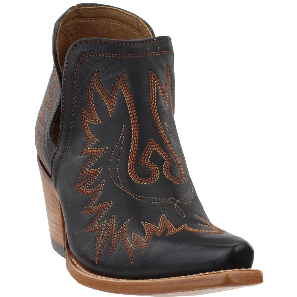 Dixon Embroidered Snip Toe Cowboy Booties