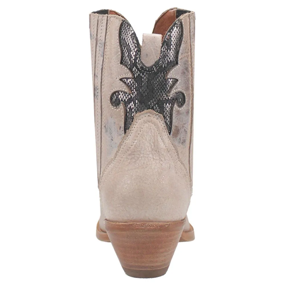 DP4208 Dan Post Ladies SHAY Western Cowboy Boot Booties- Bone