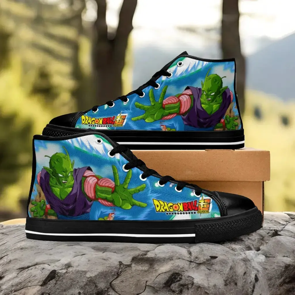 Dragon Ball Z Super Piccolo Shoes High Top Sneakers for Kids and Adults