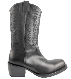 Dries Van Noten Cowboy Boots in Black