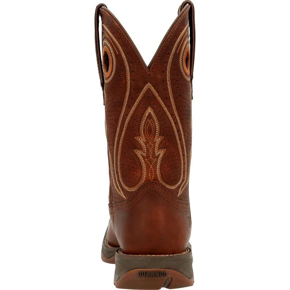 'Durango' Women's 11" Lady Rebel Pro Western Square Toe - Chestnut