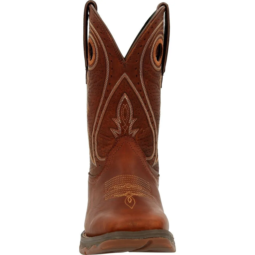 'Durango' Women's 11" Lady Rebel Pro Western Square Toe - Chestnut