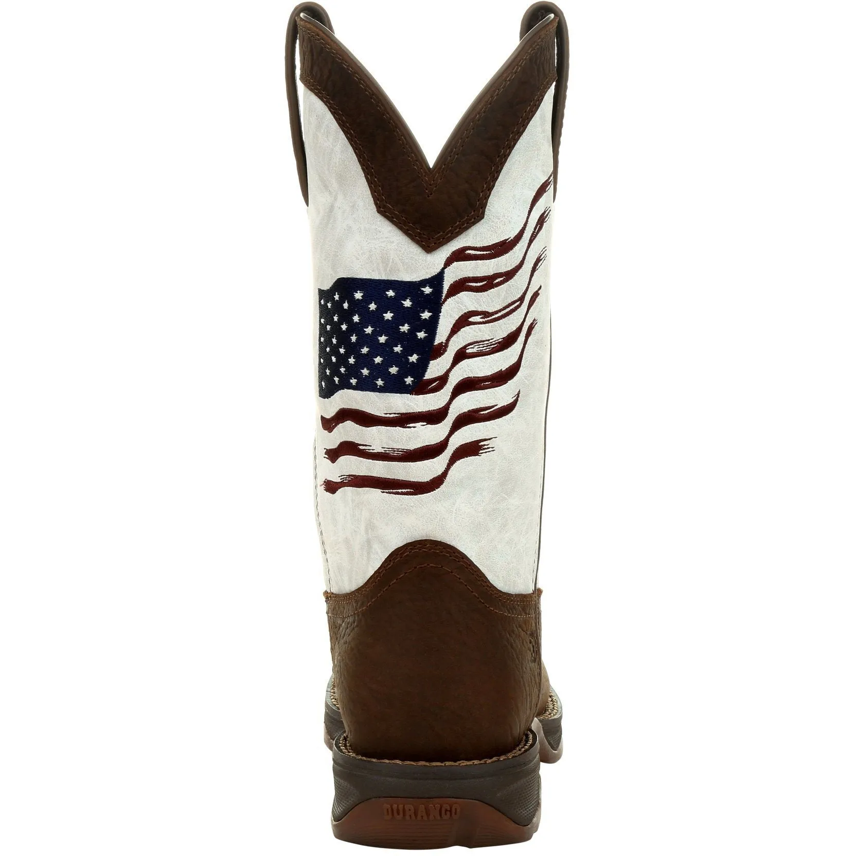 Durango Women's Lady Rebel Distressed Flag 11" Square Toe Western Boot DRD0394