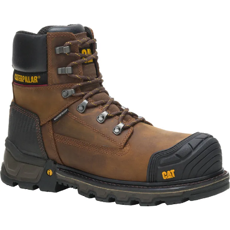 Excavator XL 6 Inch Composite-Toe Waterproof Work Boot Dark Brown