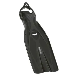 F1s Open Heel Dive Fins - Medium/Large - Black