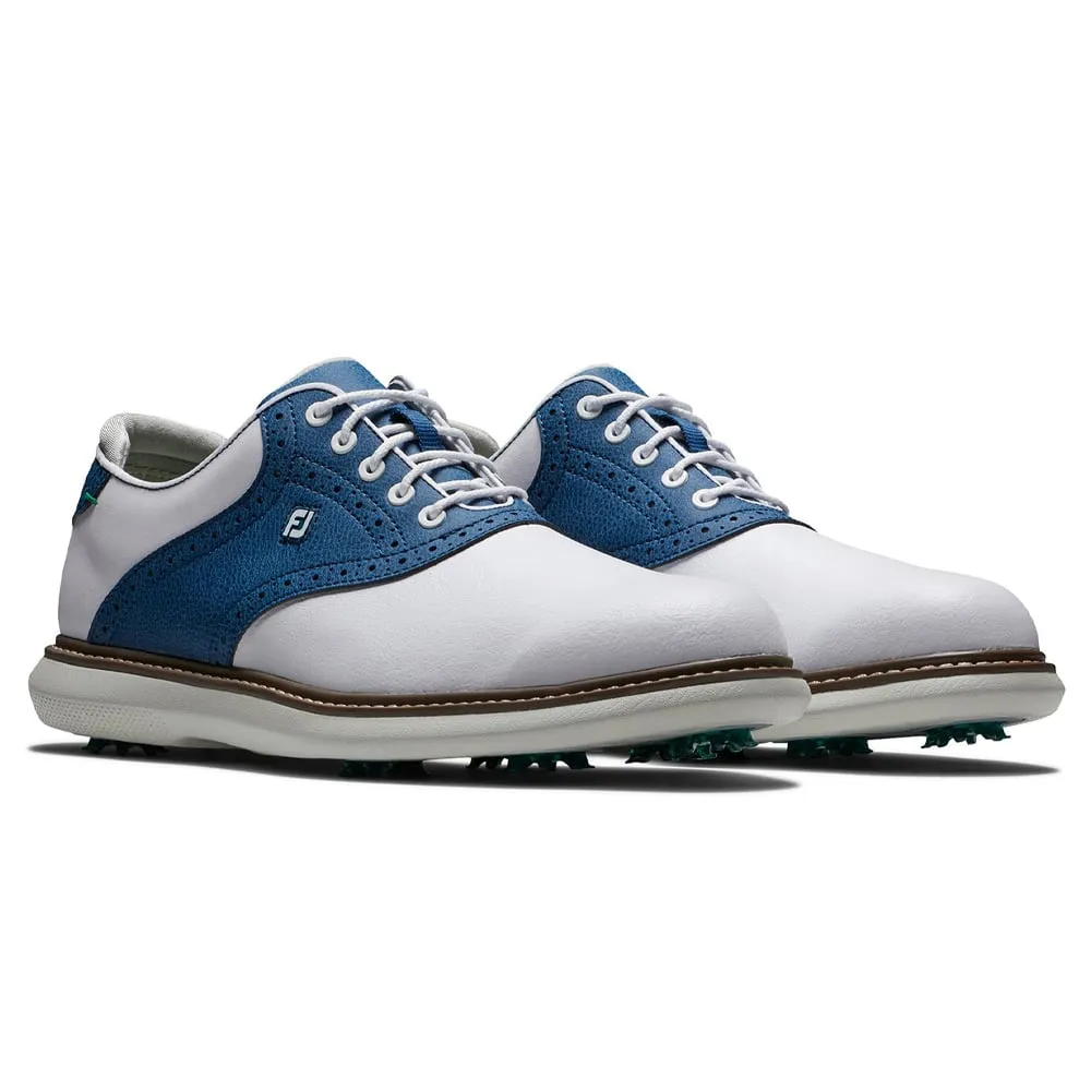 FootJoy Traditions Spiked Shoes - White/Navy