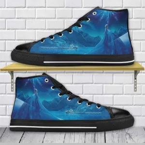 Frozen Shoes Princess Elsa Quinn Shoes High Top Sneakers for Kids and Adults