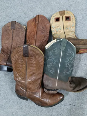 HD185 Cowboy Boots - 9 pcs