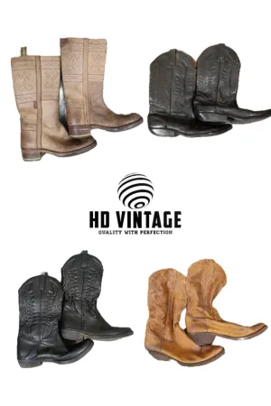 HD262 Premium Cowboy Boots - 12 pcs