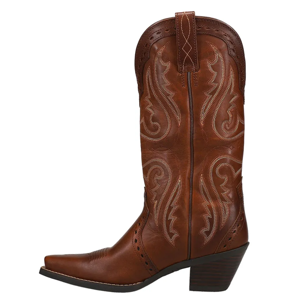 Heritage Embroidery Snip Toe Cowboy Boots