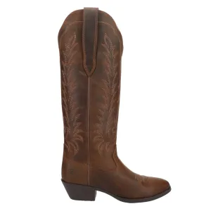 Heritage Tall Stretch Fit Embroidery Round Toe Cowboy Boots