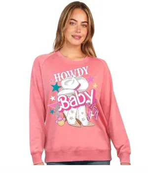 Howdy baby crewneck