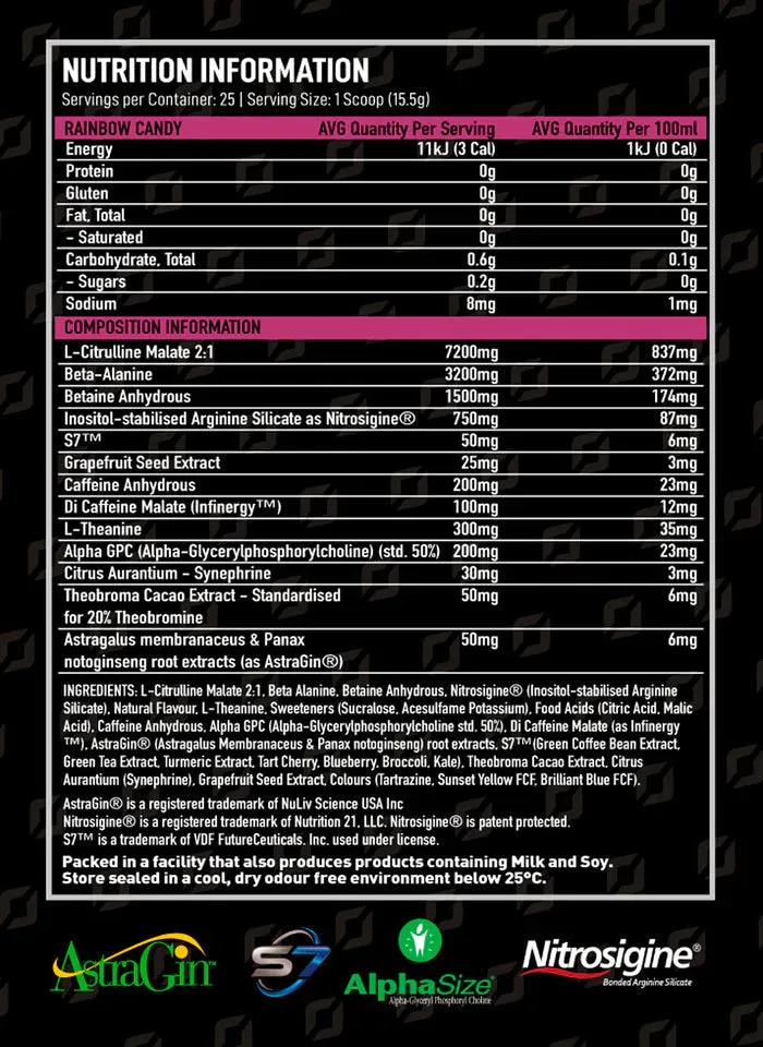 Hyperload Pre Workout by Onest Health