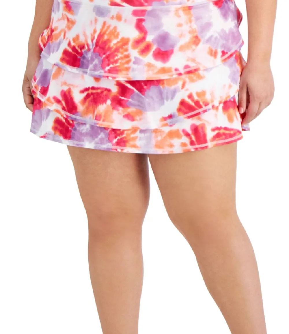 ID Ideology Women's Tie Dyed Skort Orange