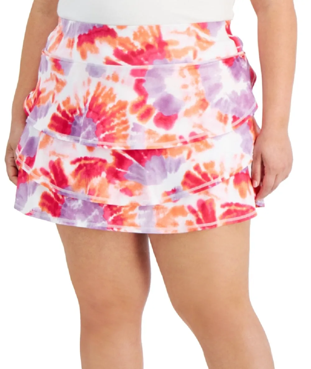 ID Ideology Women's Tie Dyed Skort Orange