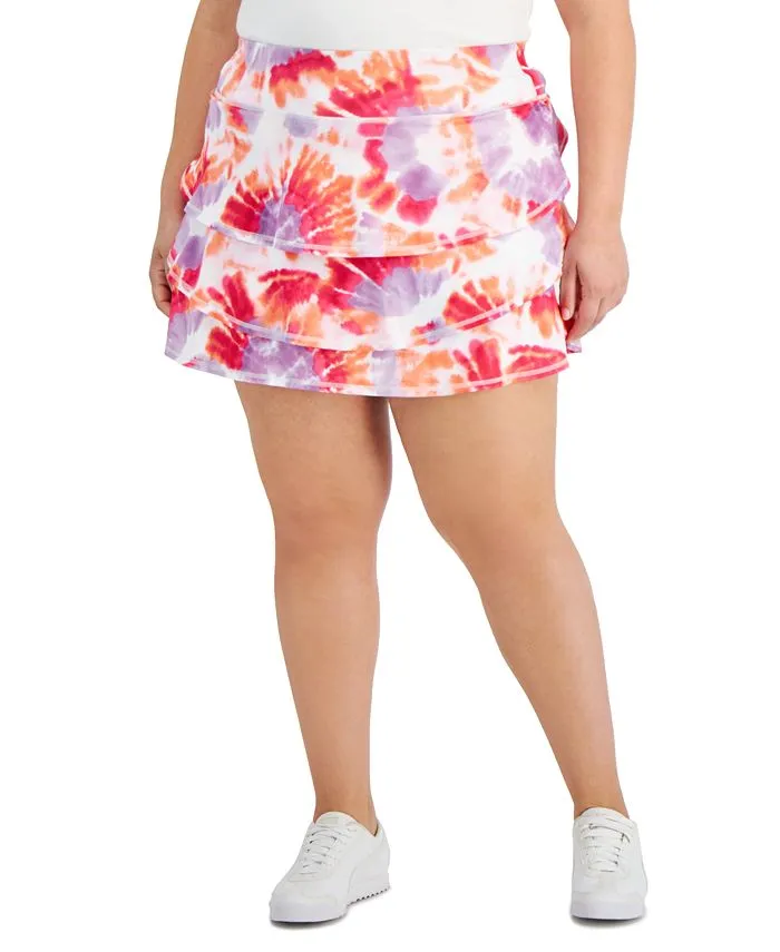 ID Ideology Women's Tie Dyed Skort Orange