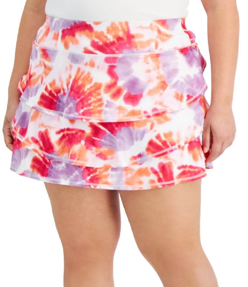 ID Ideology Women's Tie Dyed Skort Orange