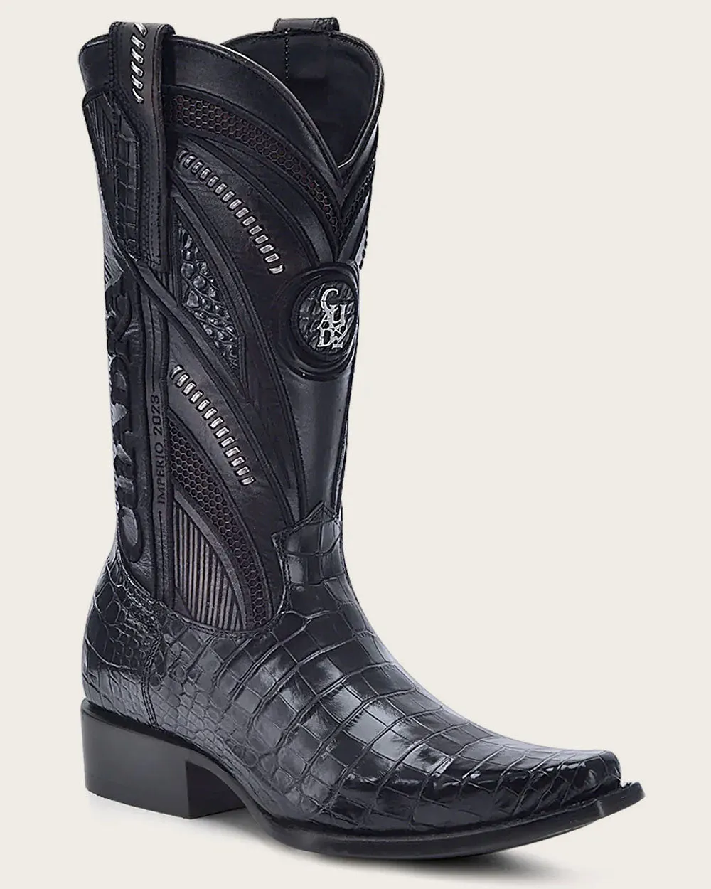 Imperio black exotic boot