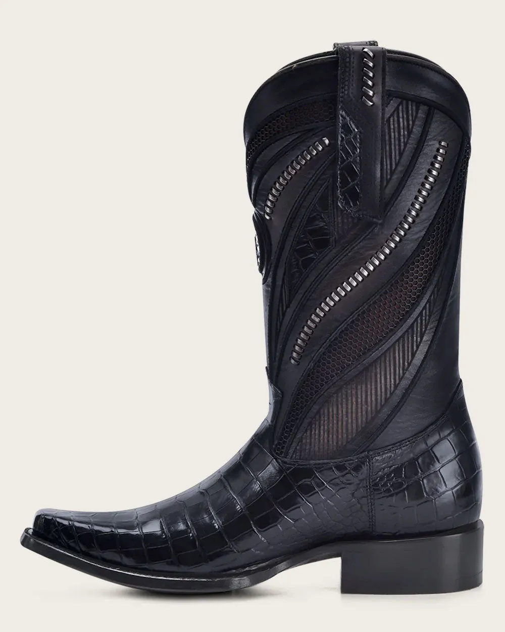 Imperio black exotic boot