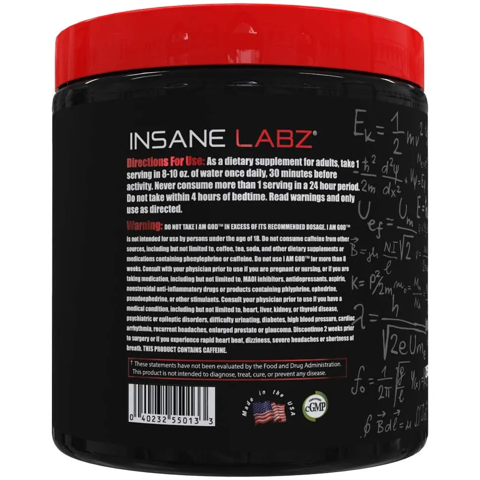 Insane Labz I Am God 25 Servings