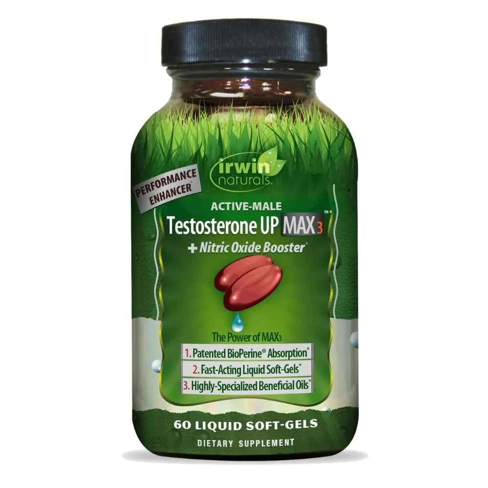 Irwin Naturals Testosterone Up Max3 60 Softgels