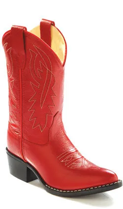 Jama Girls Round Toe Cowboy Boots Style 8116