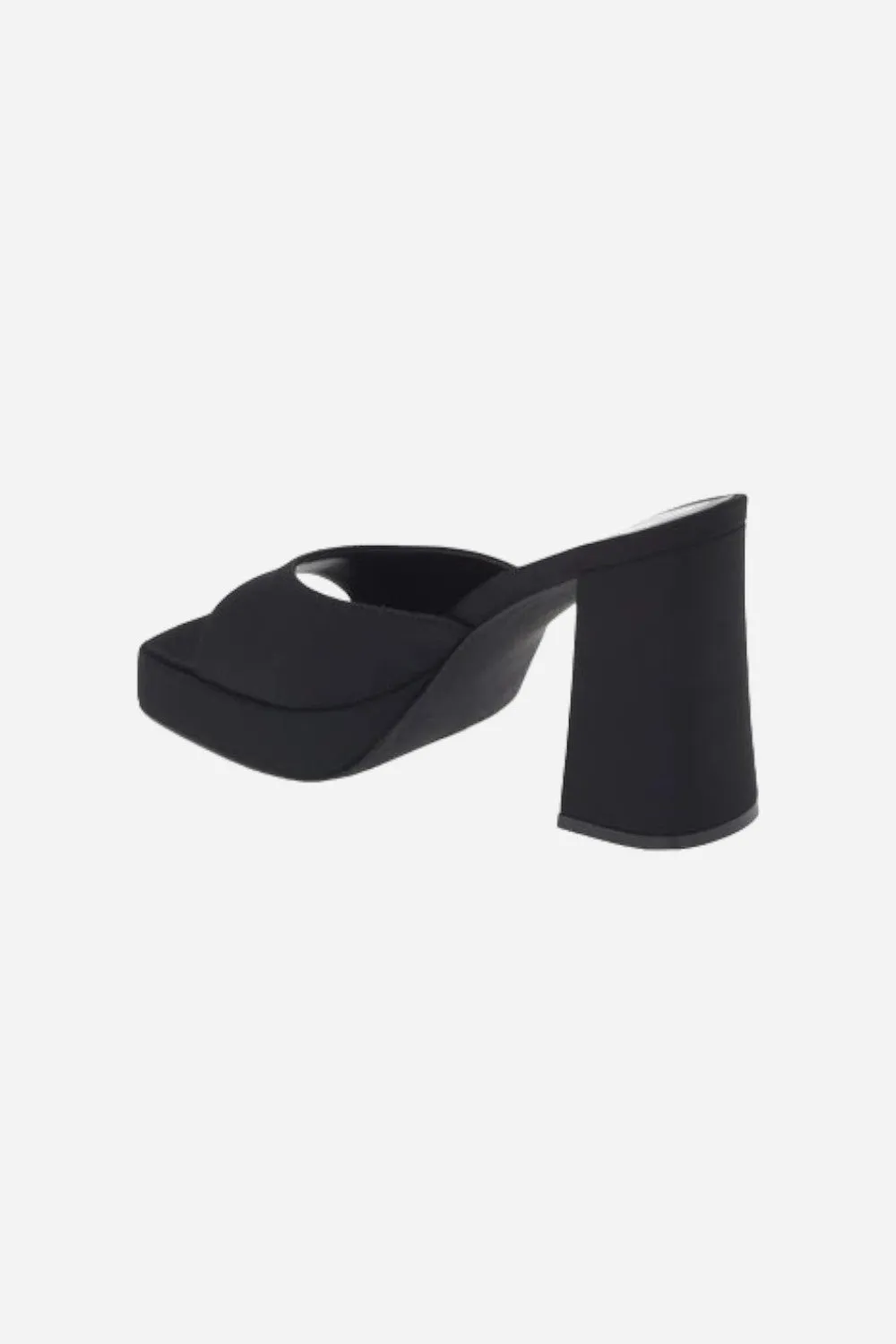 Jeffrey Campbell Ninety Platform Mule Black Neoprene