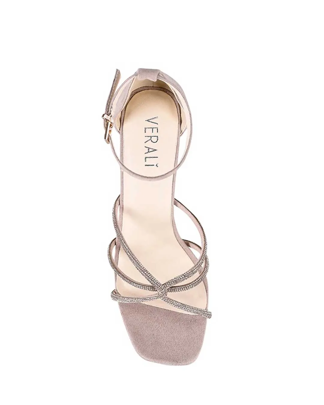 Kisha Diamante Heels - Blush