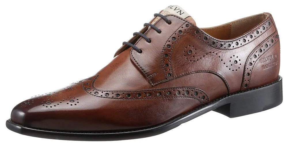 Lace-up shoes MELVIN & HAMILTON Budapester, brown