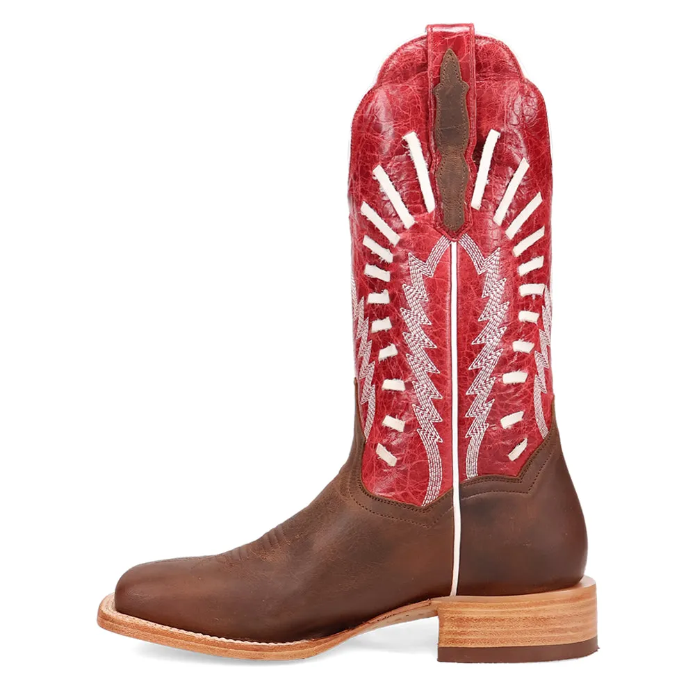 Lacey Embroidered Square Toe Cowboy Boots