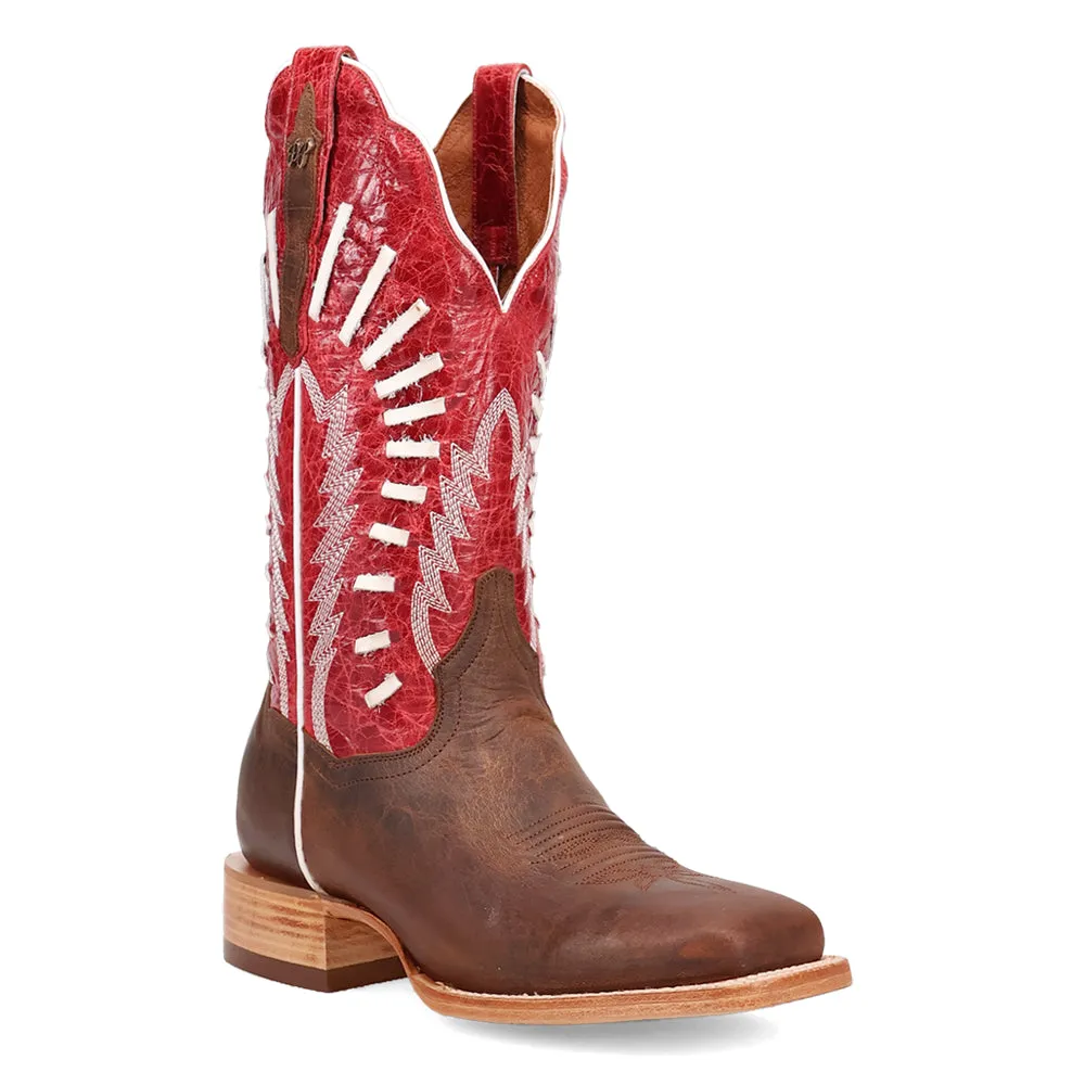 Lacey Embroidered Square Toe Cowboy Boots