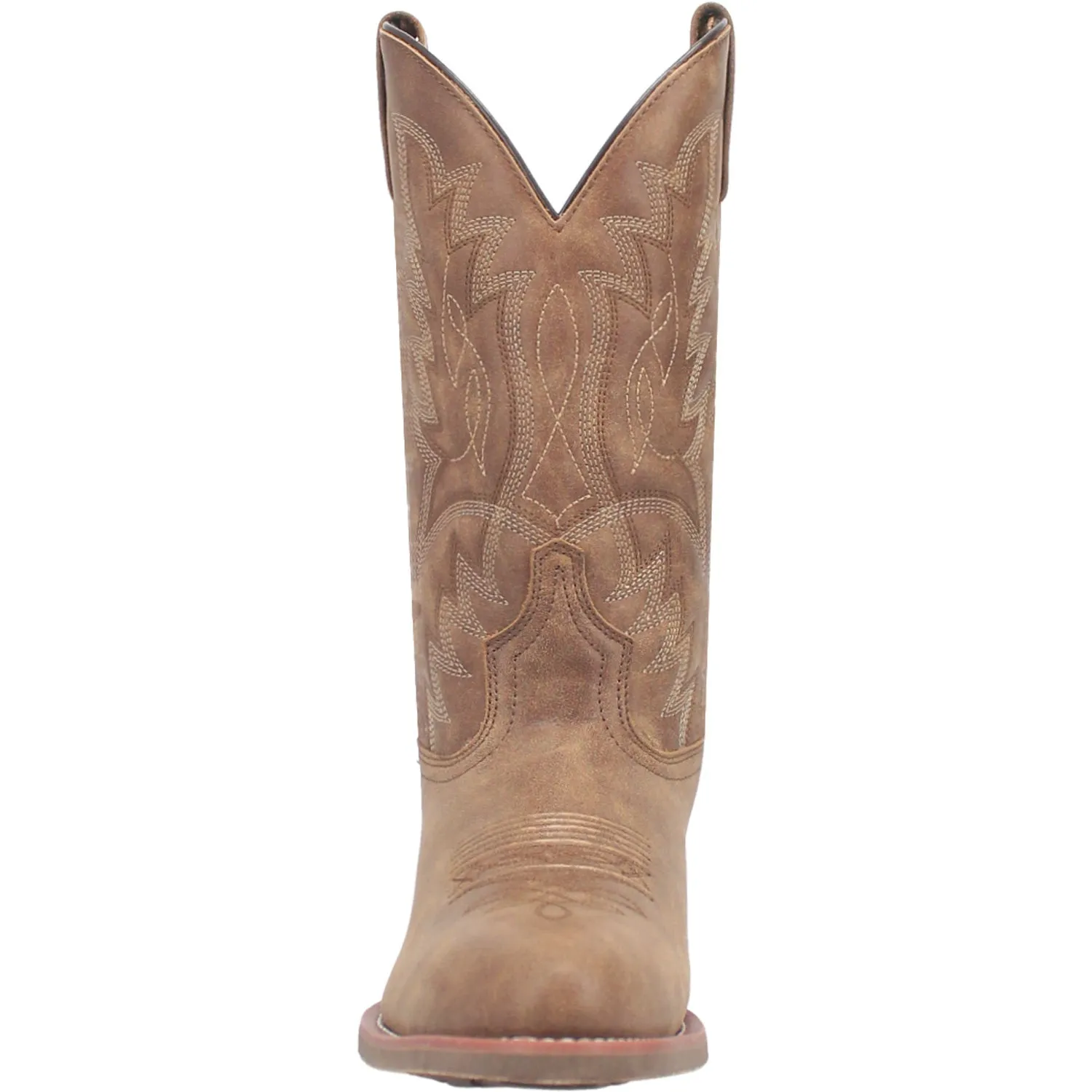 Laredo Mens Weller Tan Leather Western Work Boots