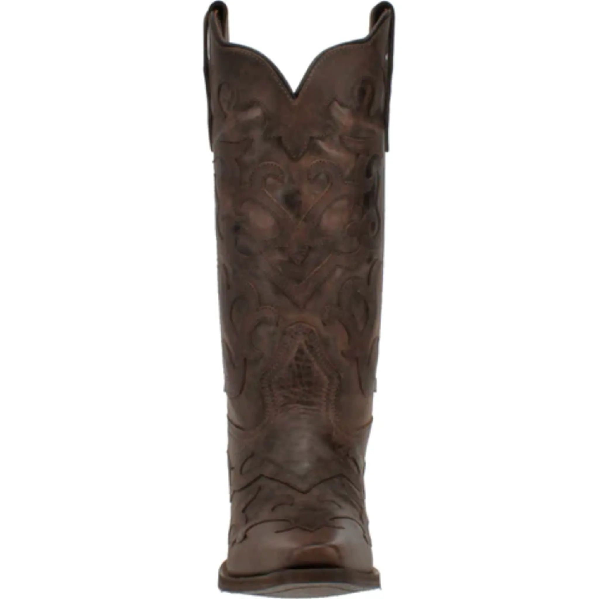 LAREDO WOMEN'S COLBIE CHOCOLATE WESTERN BOOTS - 52344