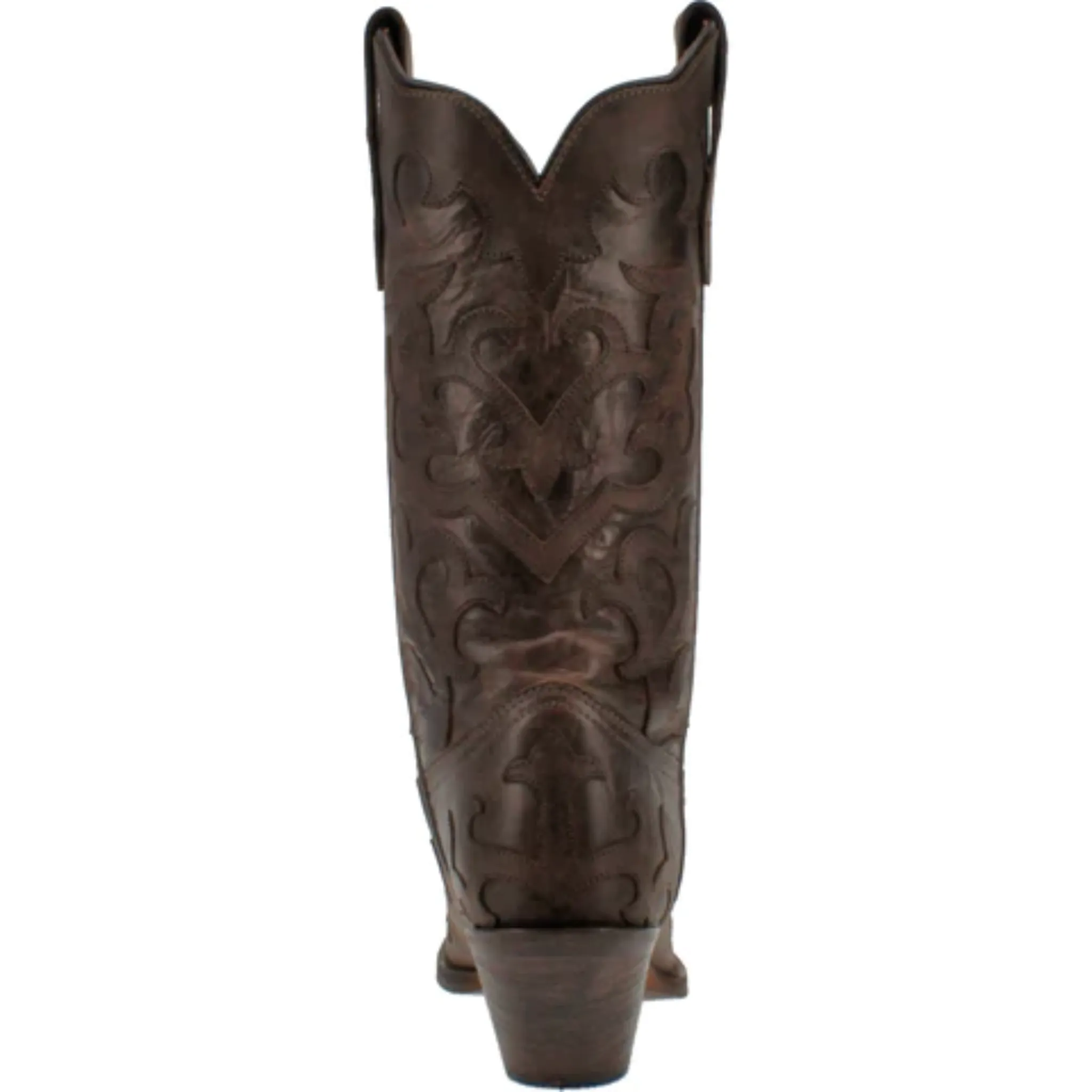 LAREDO WOMEN'S COLBIE CHOCOLATE WESTERN BOOTS - 52344