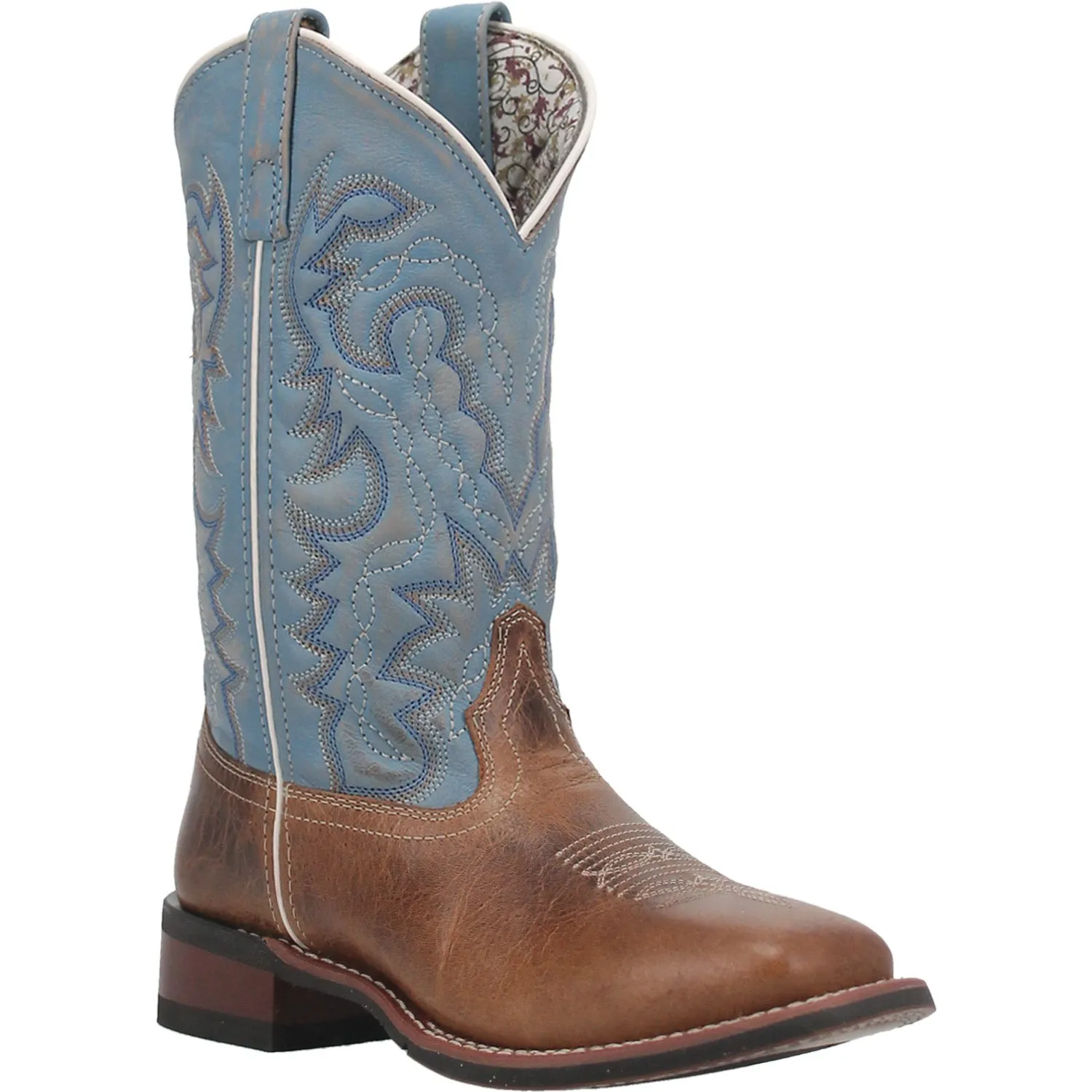 Laredo Womens Darla Cowboy Boots Leather Honey