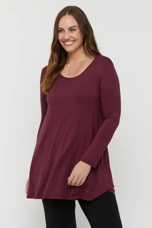 Leanne Tunic - Burgundy