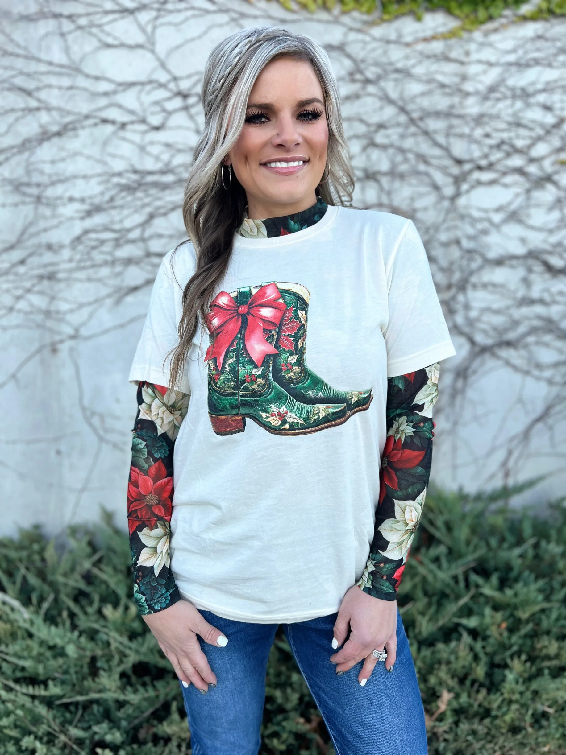 *LIMITED EDITION* Sterling Kreek All I Want For Christmas Is Boots Tee*