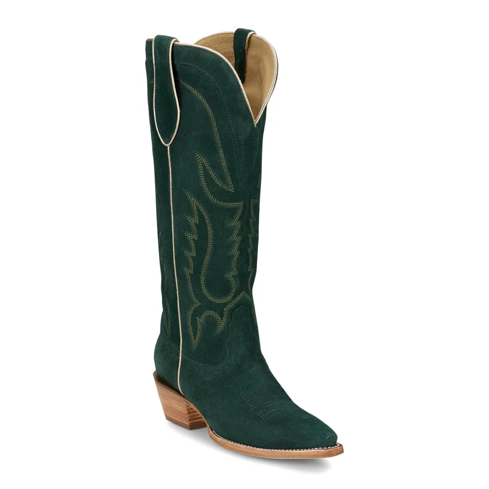 Liz Embroidered Snip Toe Cowboy Boots