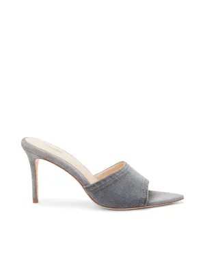 Lolita Denim Open-Toe Mule