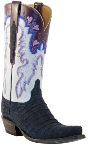 Lucchese Classics Women's Suede Caiman Boots L4147