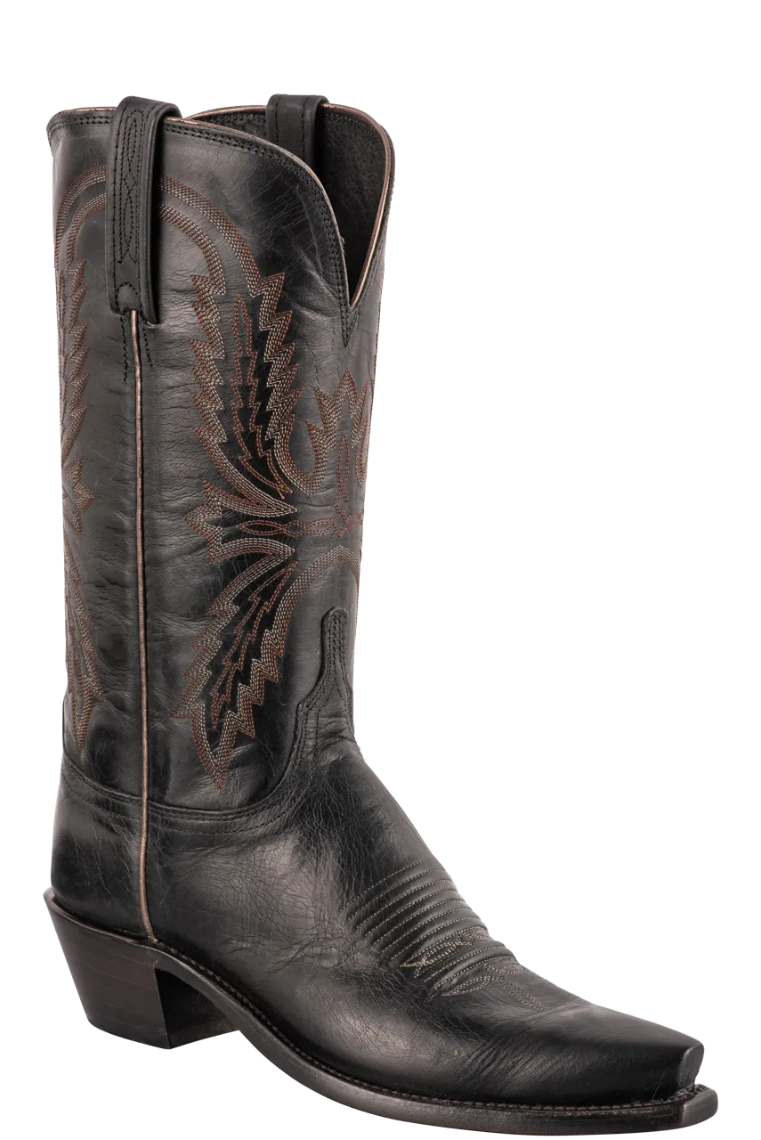 Lucchese Savannah Cowgirl Boots - Black