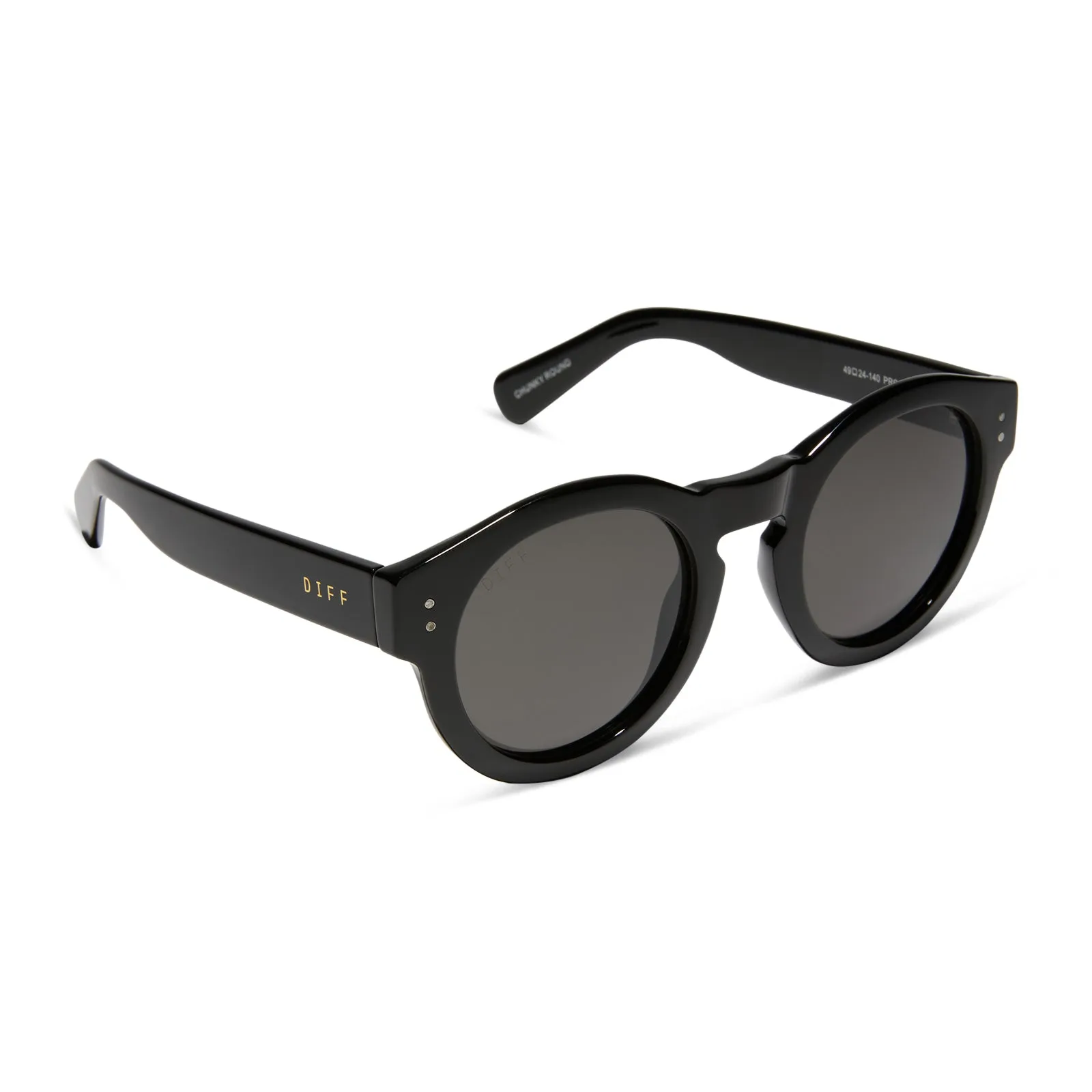 MADISON MEALY - NORA   BLACK   GREY   POLARIZED SUNGLASSES